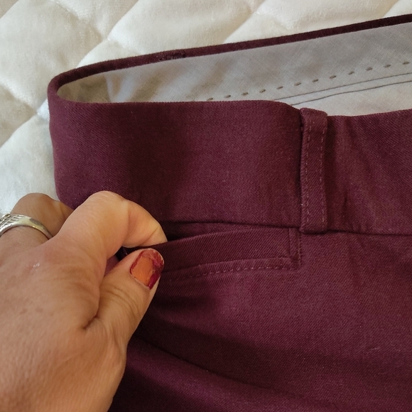 Banana Republic Purple Straight Leg Pants - Picture 9 of 13